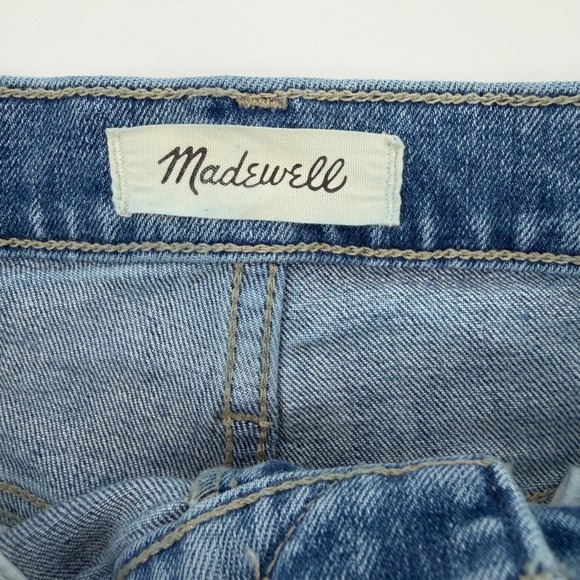 Madewell Balloon Jeans Women's Size 28P Light Wash Cotton Blend‎ Cropped - Picture 2 of 10